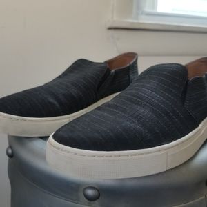 Frye Gemma Black Leather Sneaker Women's 9